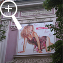 Photo 13: Billboard of woman in negligee.