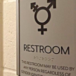 Gender Neutral Bathroom sign